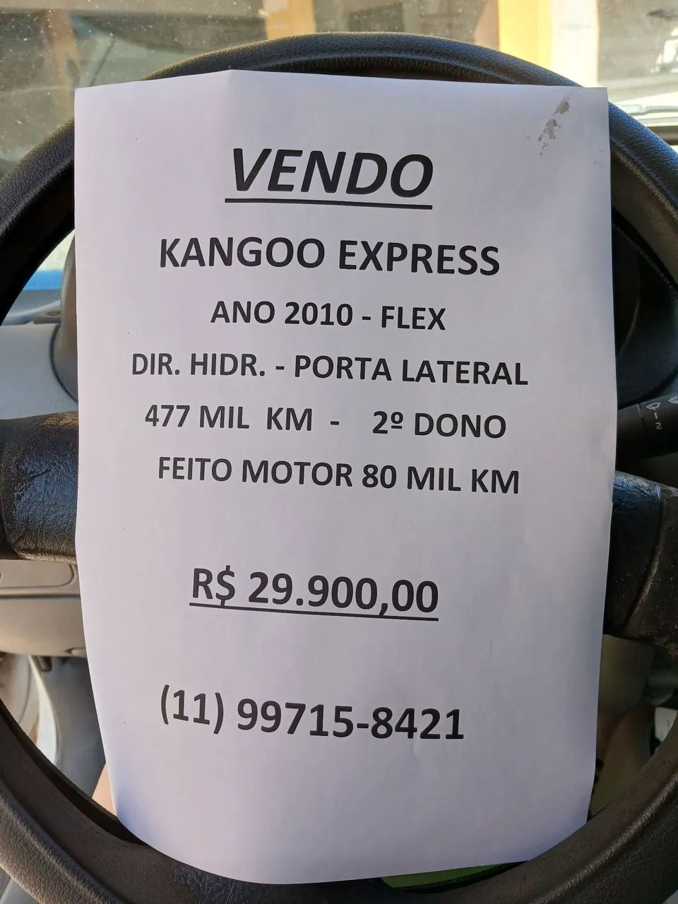 Renault Kangoo Kangoo Express Hi-Flex 1.6 16V 2010