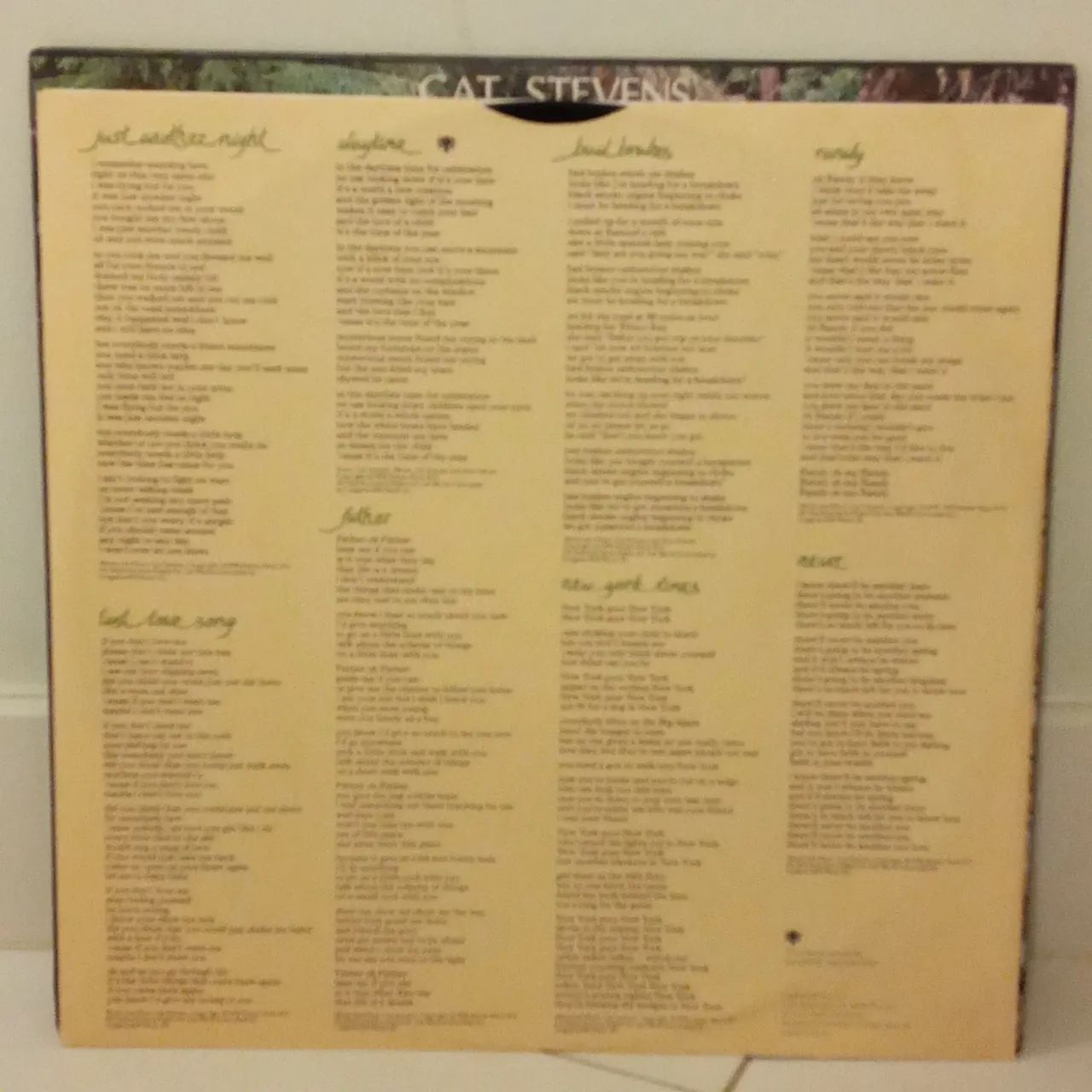 Vinil Cat Stevens - Back to earth - Foto 3