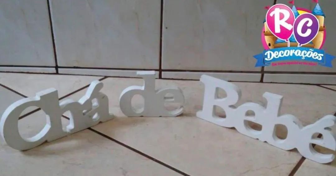 LETRAS Cha de bebê 
