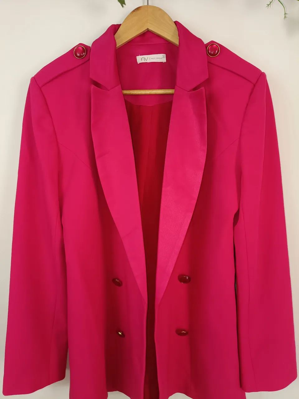 Blazer alfaiataria byNV rosa pink m - Foto 4