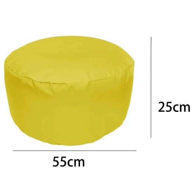 Pouf Inflável Amarelo - Foto 4