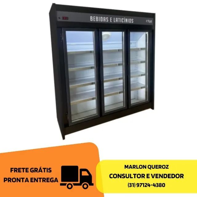 Refrigerador Expositor 3 Portas Polar 