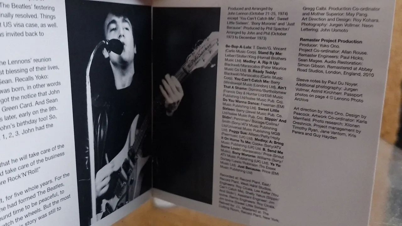 CD "Rock 'N' Roll" - John Lennon  - Foto 3