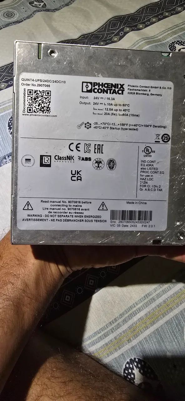 Fonte de Alimentação Ininterrupta (UPS) QUINT4-UPS/24DC/24DC/10 - Foto 2