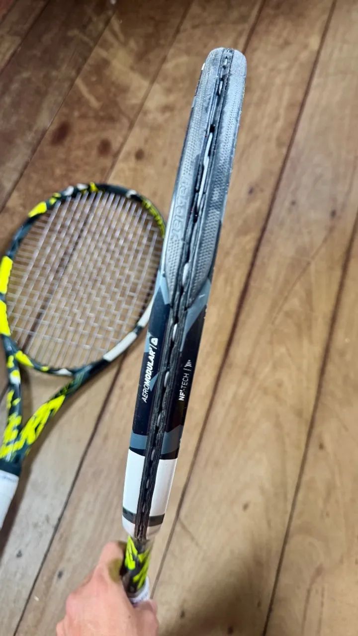 Par de raquetes Babolat Pure Aero Alcaraz Cabeça 100 | Peso 300g | Grip L3 - Foto 4