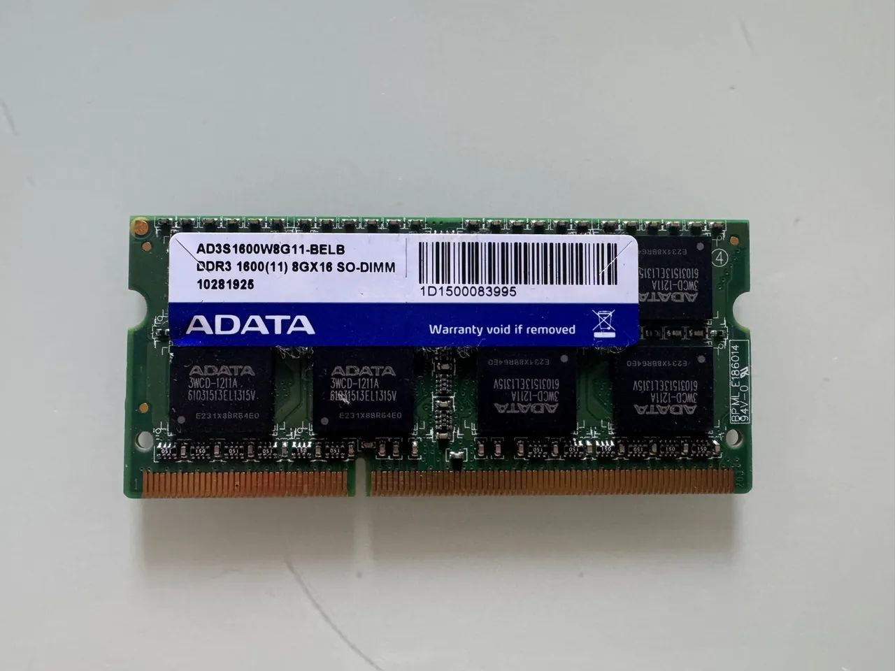 DDR3 - 8GB - 1600