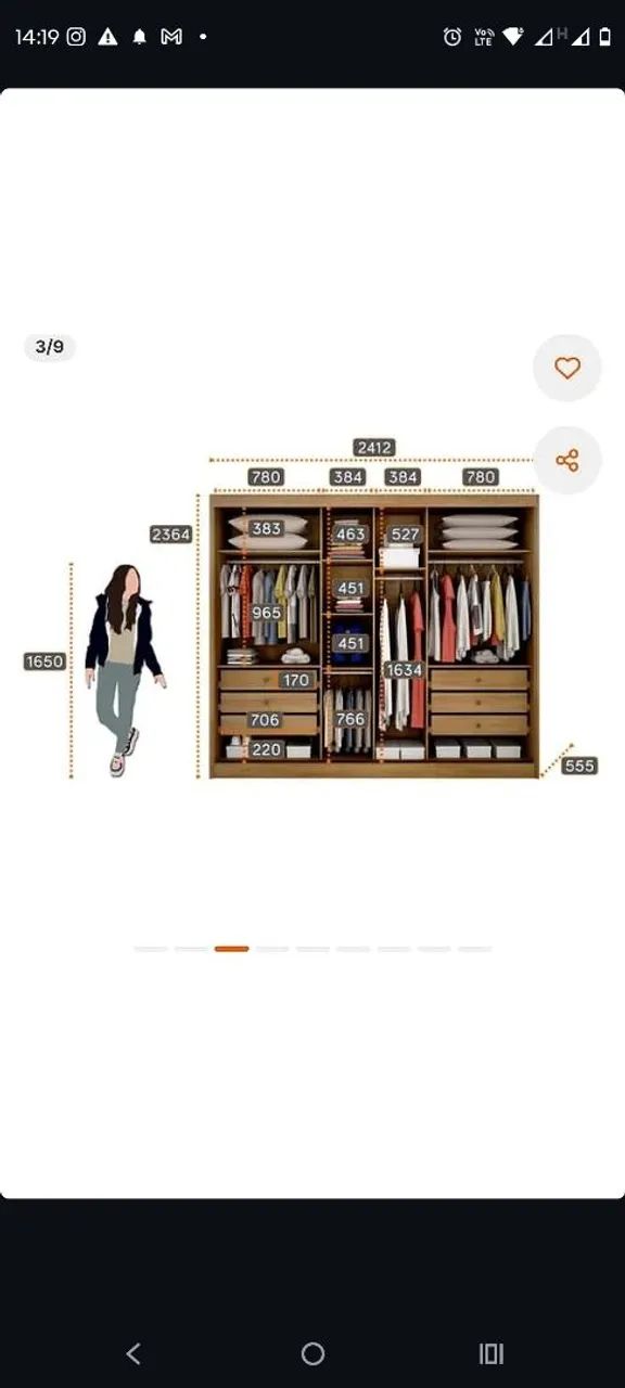 Guarda roupa  - Foto 2