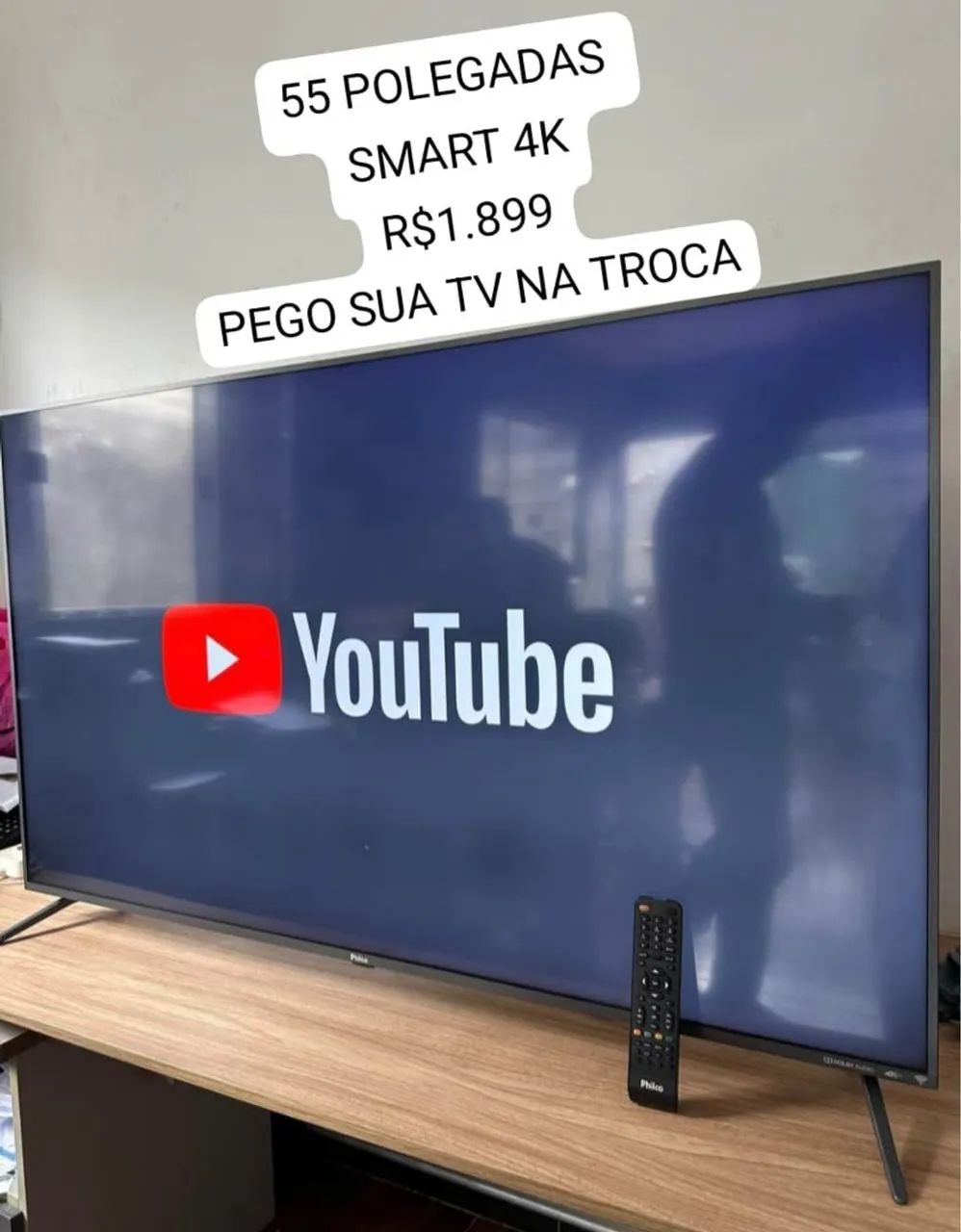 58 POLEGADAS SMART 4K ACEITO TROCA FAÇO ENTREGA DEIXO INSTALADA GARANTIA 3 MESES - Foto 3