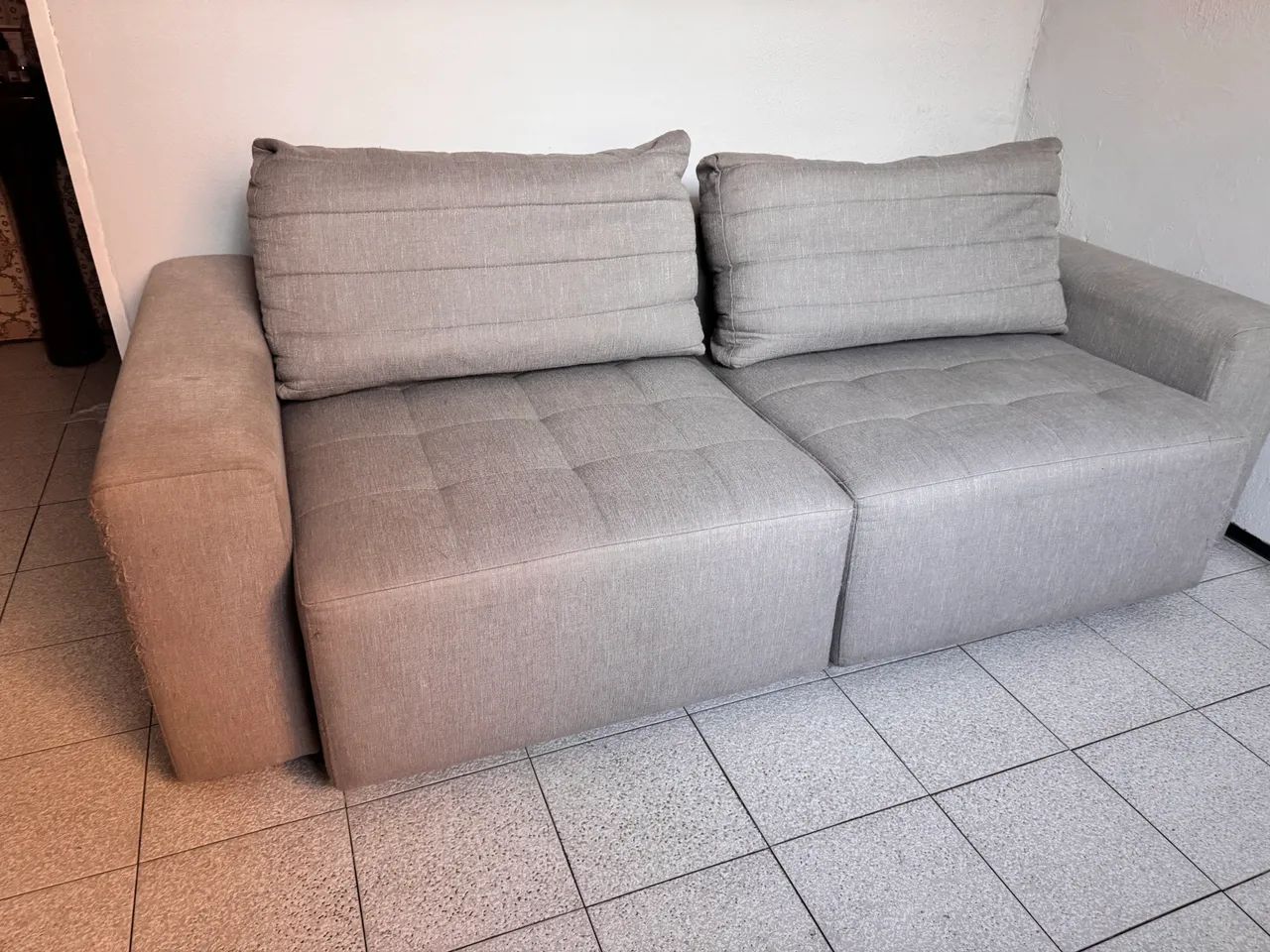 Lindo sofá cama comprado na Jacaúna  - Foto 4