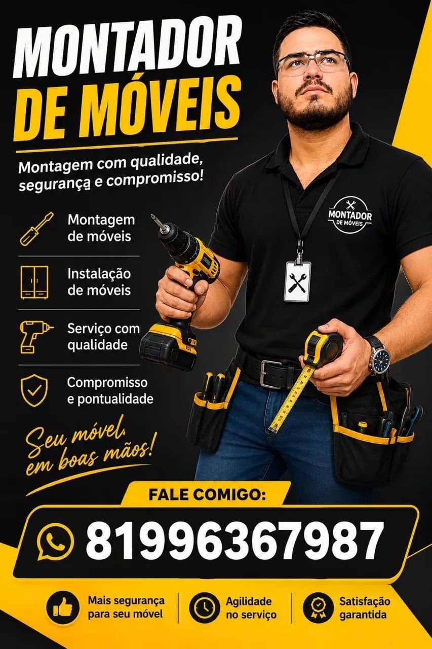 Montador de móveis novos e usados