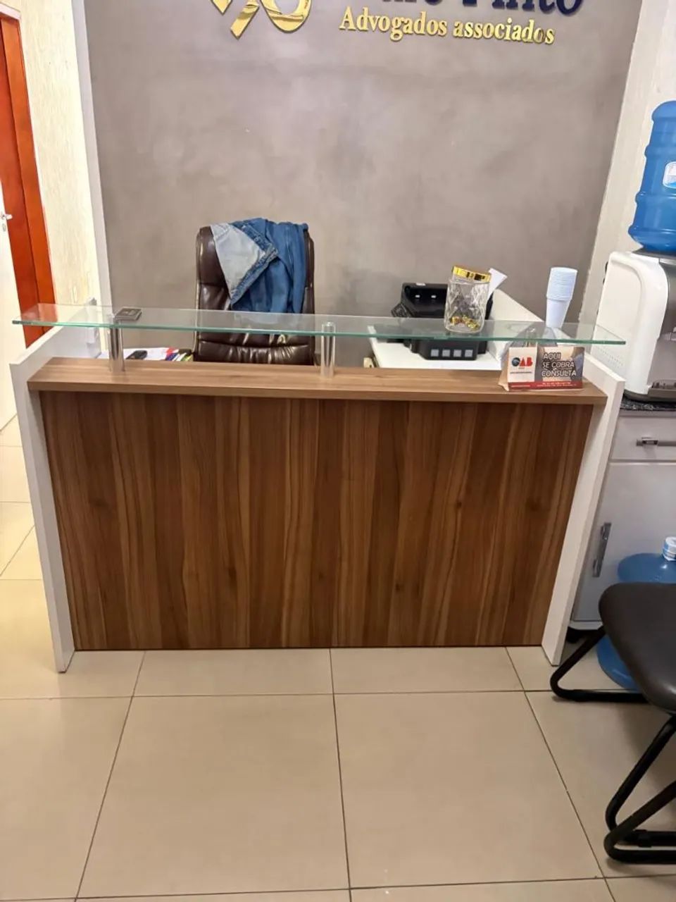 Balcão loja recepção comercial 