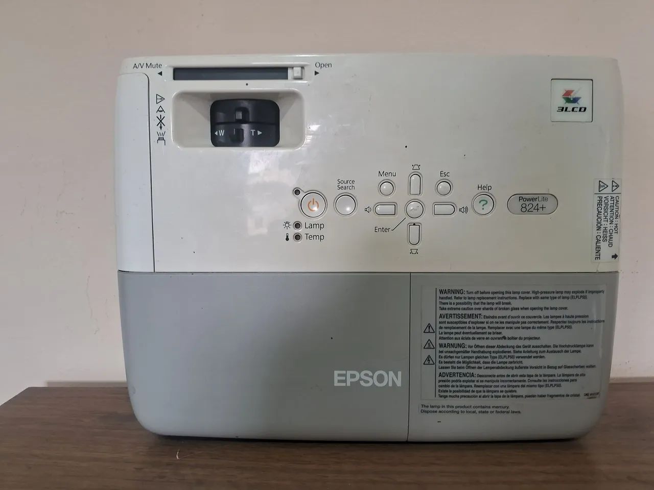 Projetor   Epson   824+ - Foto 3