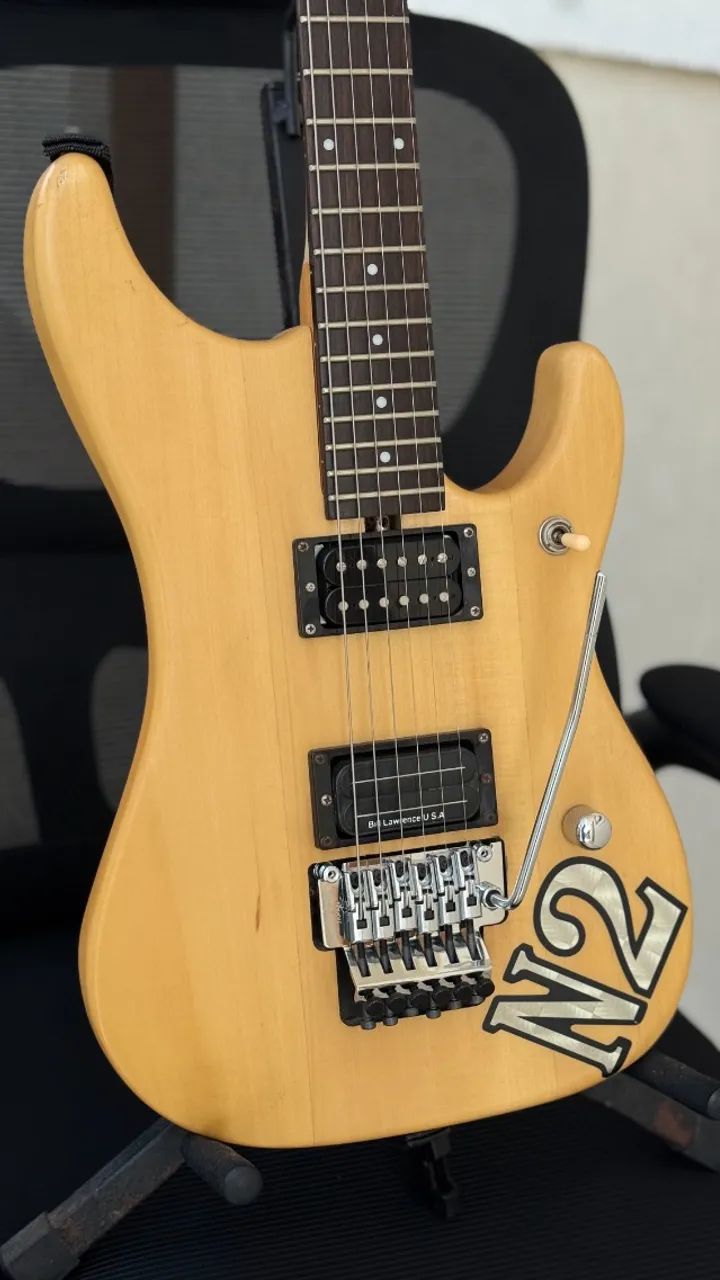 Guitarra Washburn N2 com upgrade ponte Gotoh NOVA e Bill Lawrence USA - Nuno Bettercourt