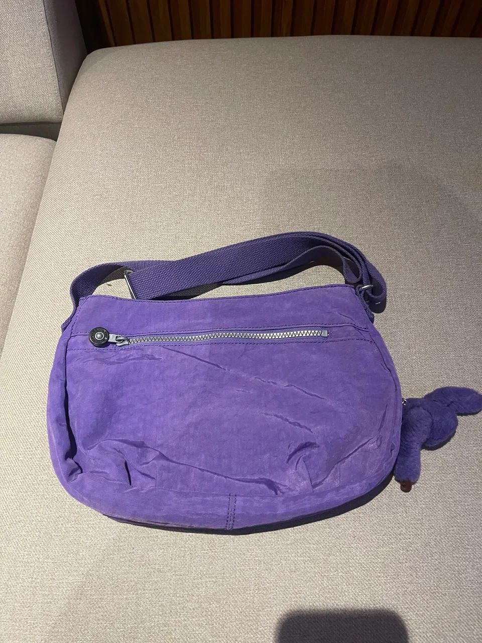 Bolsa Kipling roxa original  - Foto 2