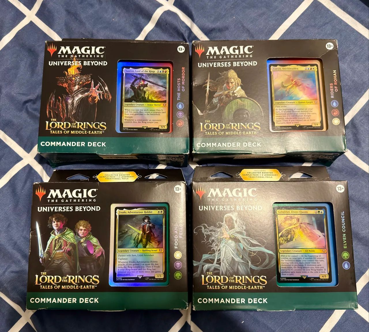 Magic the Gathering 4x Commander Senhor dos Aneis Ingles