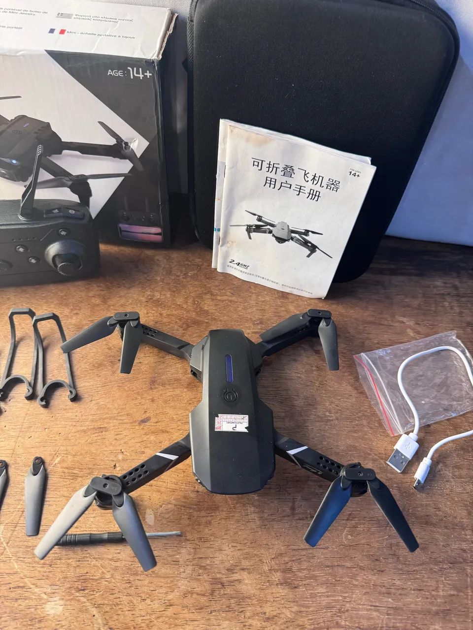 Drone Inspiration Mini Pro 4k Com Câmera Full HD e GPS, Pack Maleta - Foto 5