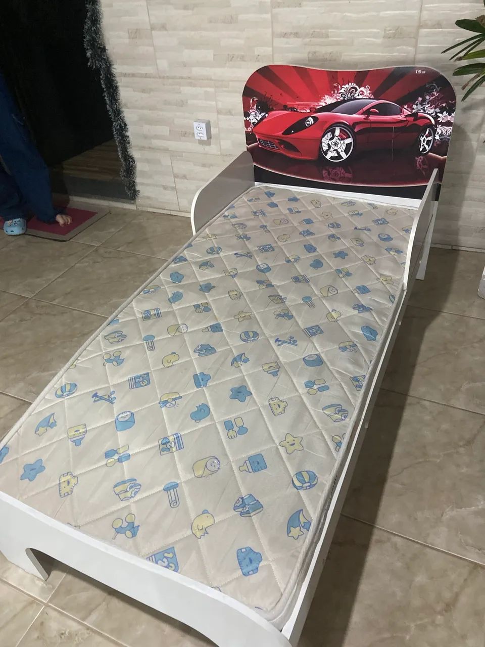 Mini cama infantil com colchão  - Foto 3