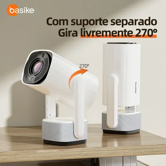 Projetor Basike Ba-TY130 Smart com Wi-Fi, Bluetooth e Android 11 - Foto 2
