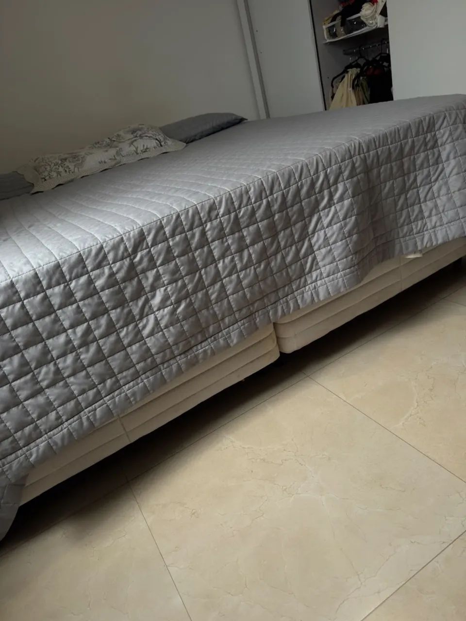 CAMA CASAL SUPER KING COM COLCHÃO  - Foto 2