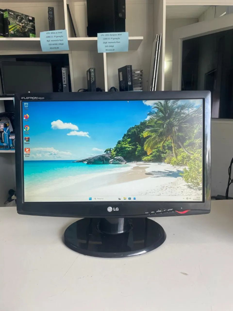 monitor 20 polegadas  LG /vga/funcionando perfeitamente com garantia e nf - Foto 4