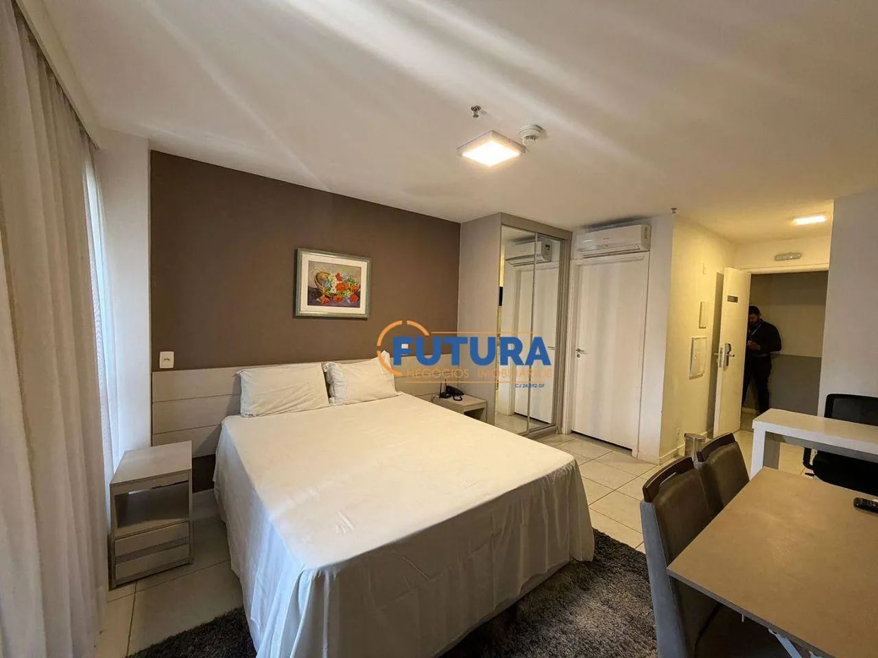 Flat 28 m² - Ed Fusion Work e Live 100% Mobiliado - Foto 3