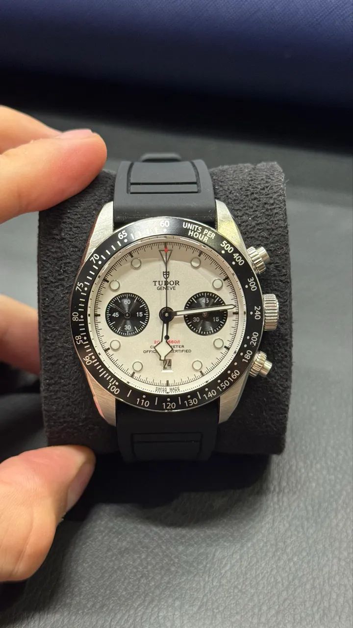Tudor Black Bay Chrono Panda - Pulseira em Borracha