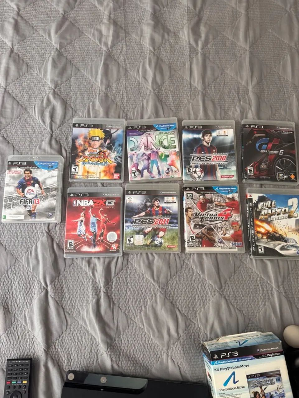 Kit Completo Acessórios Originais PlayStation 3 + PlayStation Move