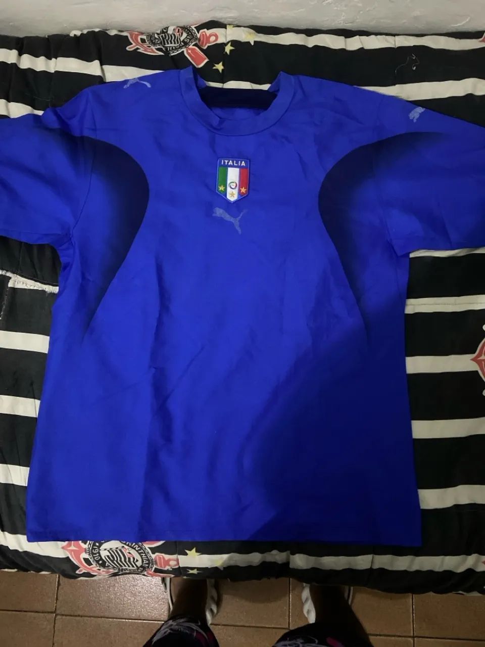 CAMISA ITÁLIA 2006 3 ESTRELAS