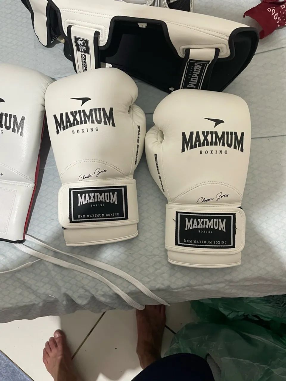 Kit maximum novo muay thai e boxe 