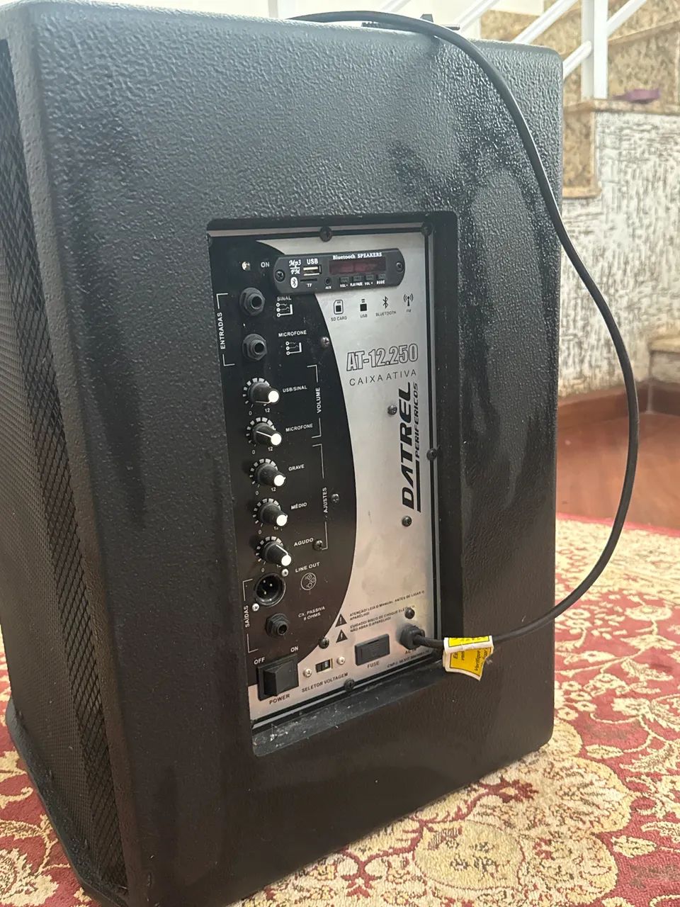 Caixa de som ativa datrel AT 12250w - Foto 2