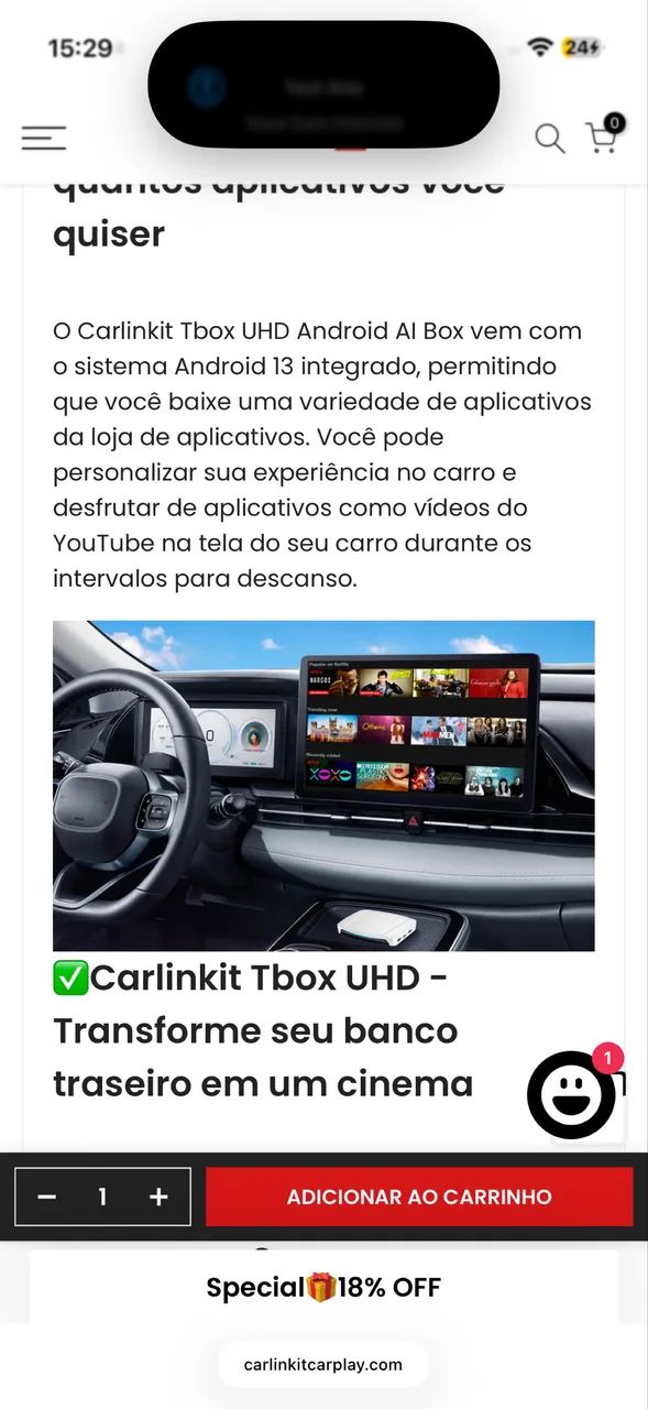 Carlinkit Para todos os veículos  - Foto 2