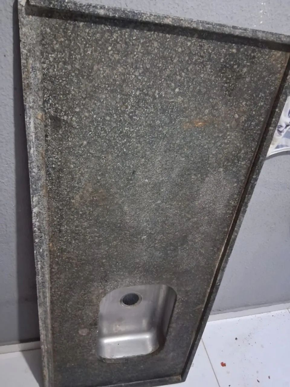 Bancada de granito com cuba de inox422081751114076162