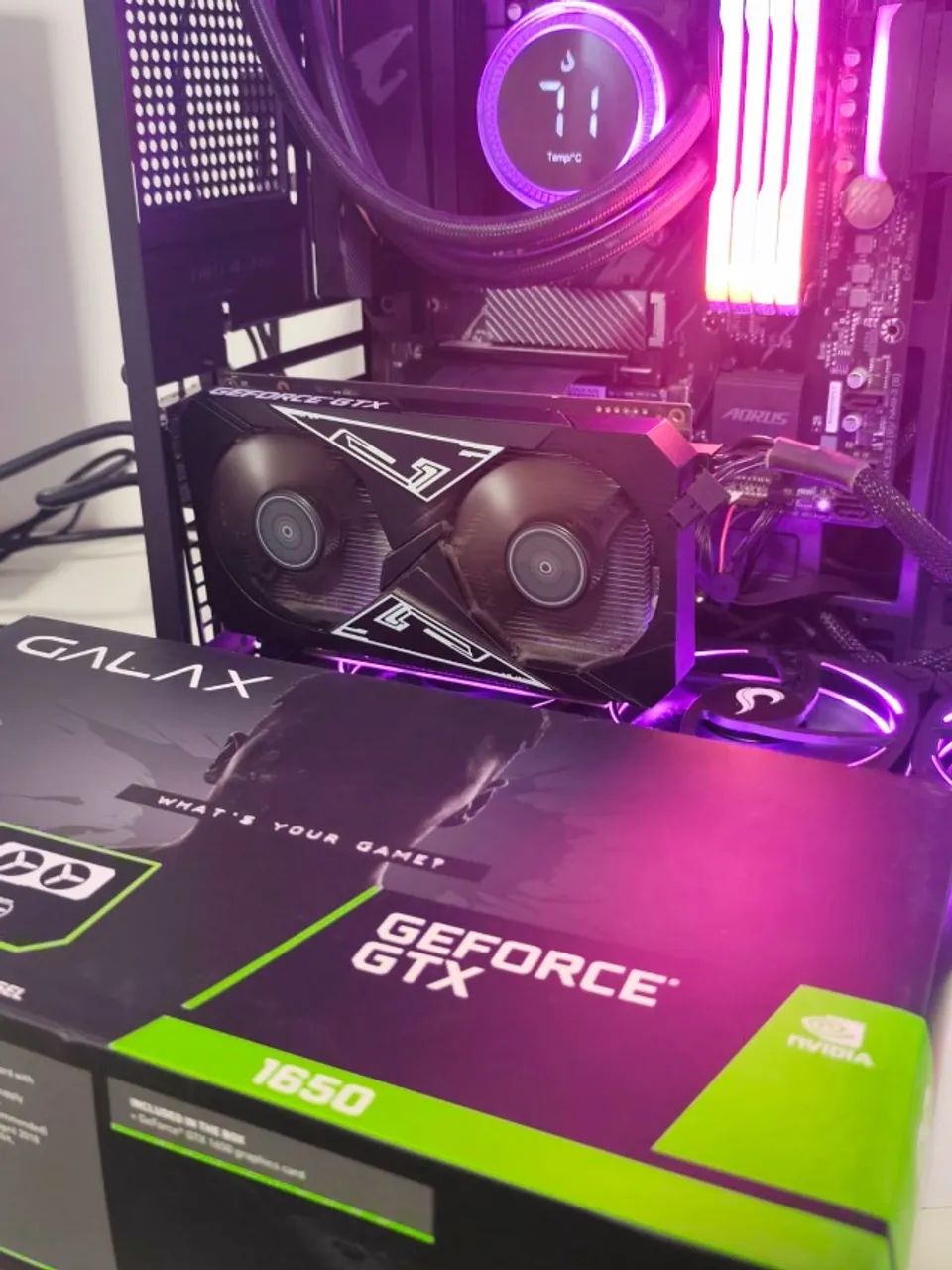 Placa de vídeo Gtx 1650 4gb Galax  - Foto 4