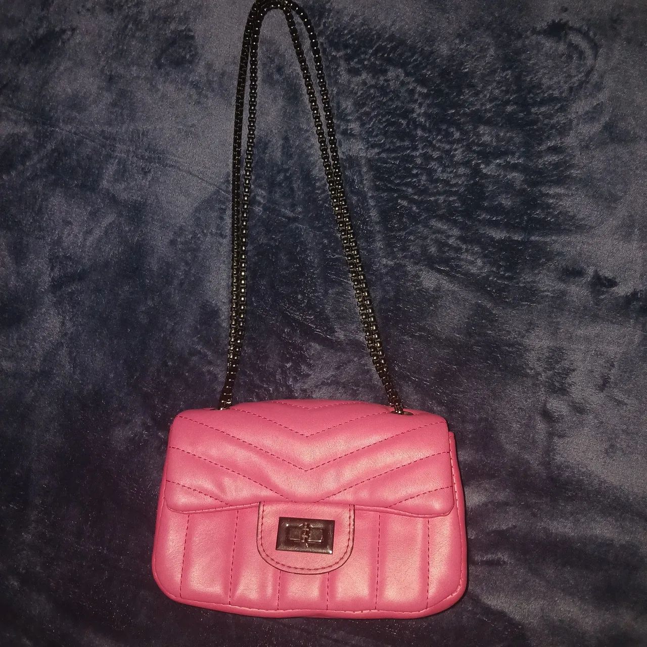 Bolsa rosa com alça ajustável  - Foto 2
