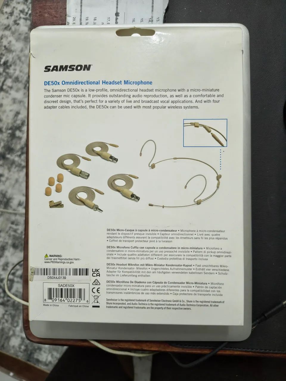 Microfone Samson DE50x
