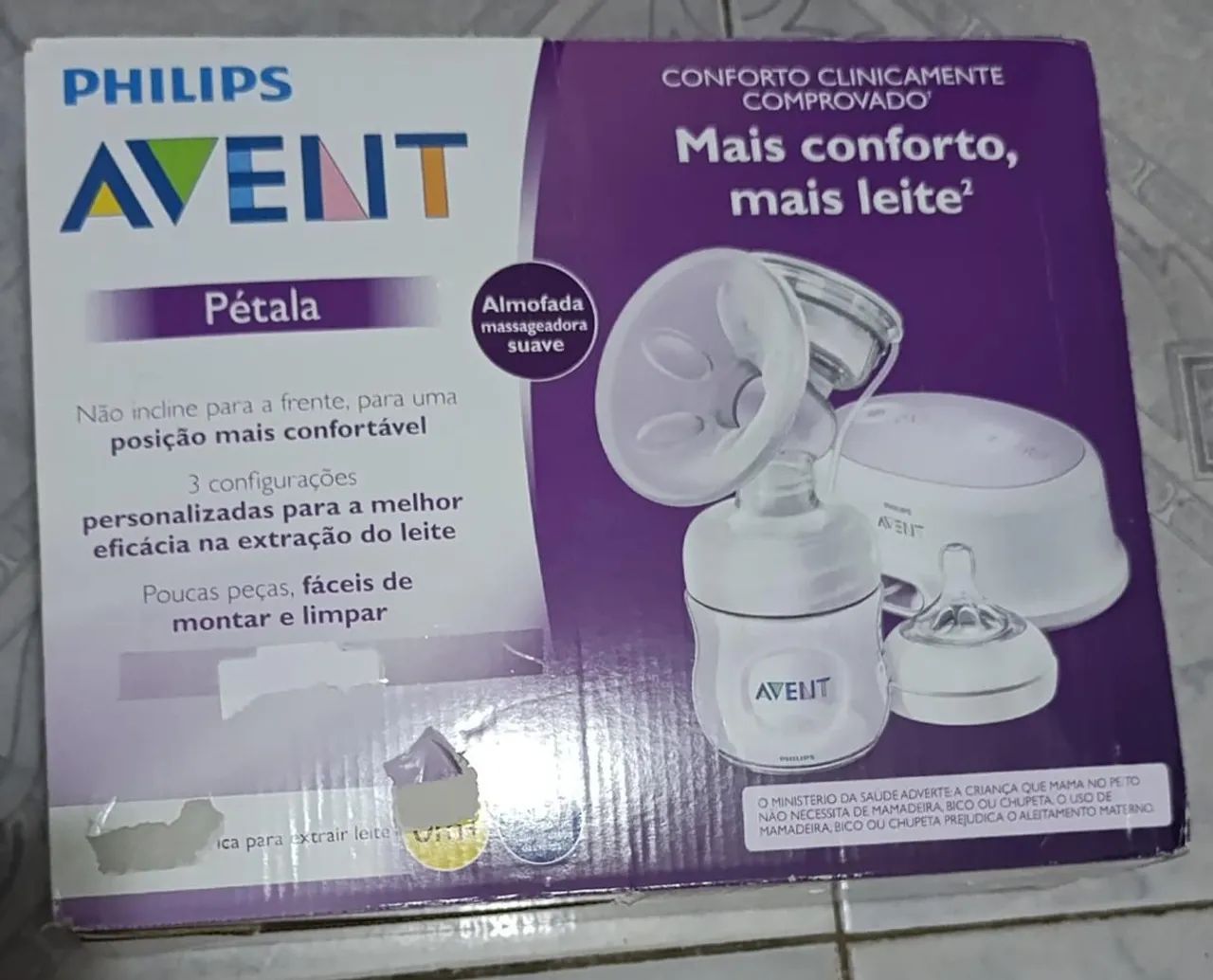 Bomba extratora de leite