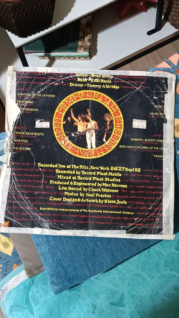 Um Disco Speak of the Devil Ozzy Osbourne Black Sabbath  - Foto 2