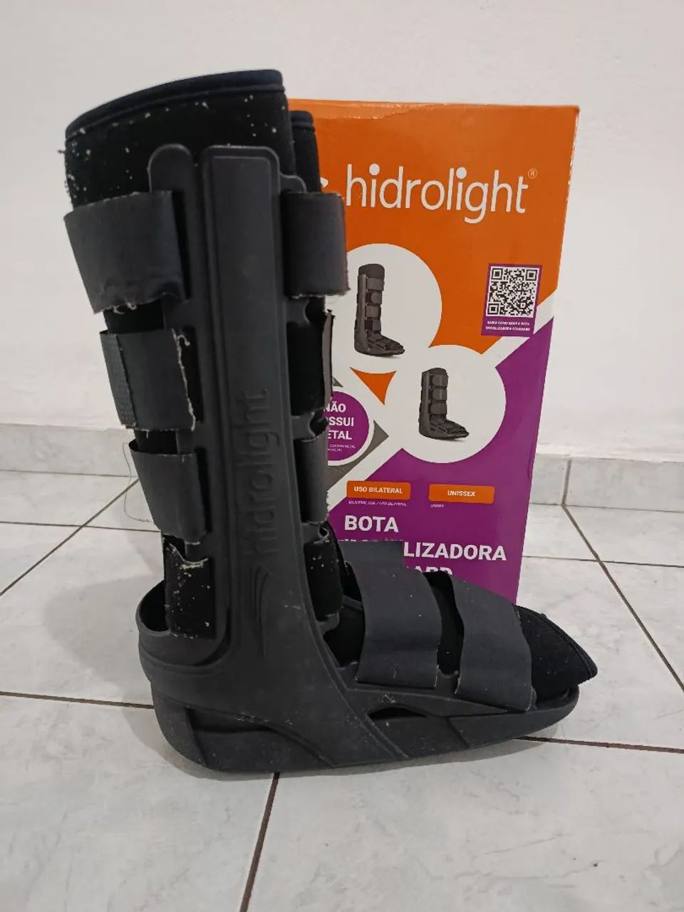 Bota mobilizadora em perfeito estado