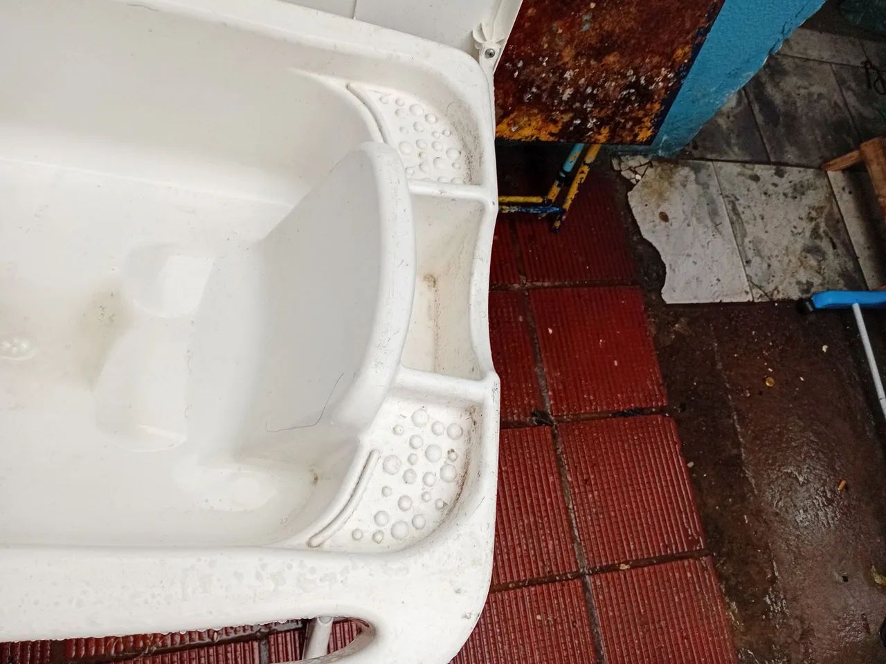 Banheira com trocador 