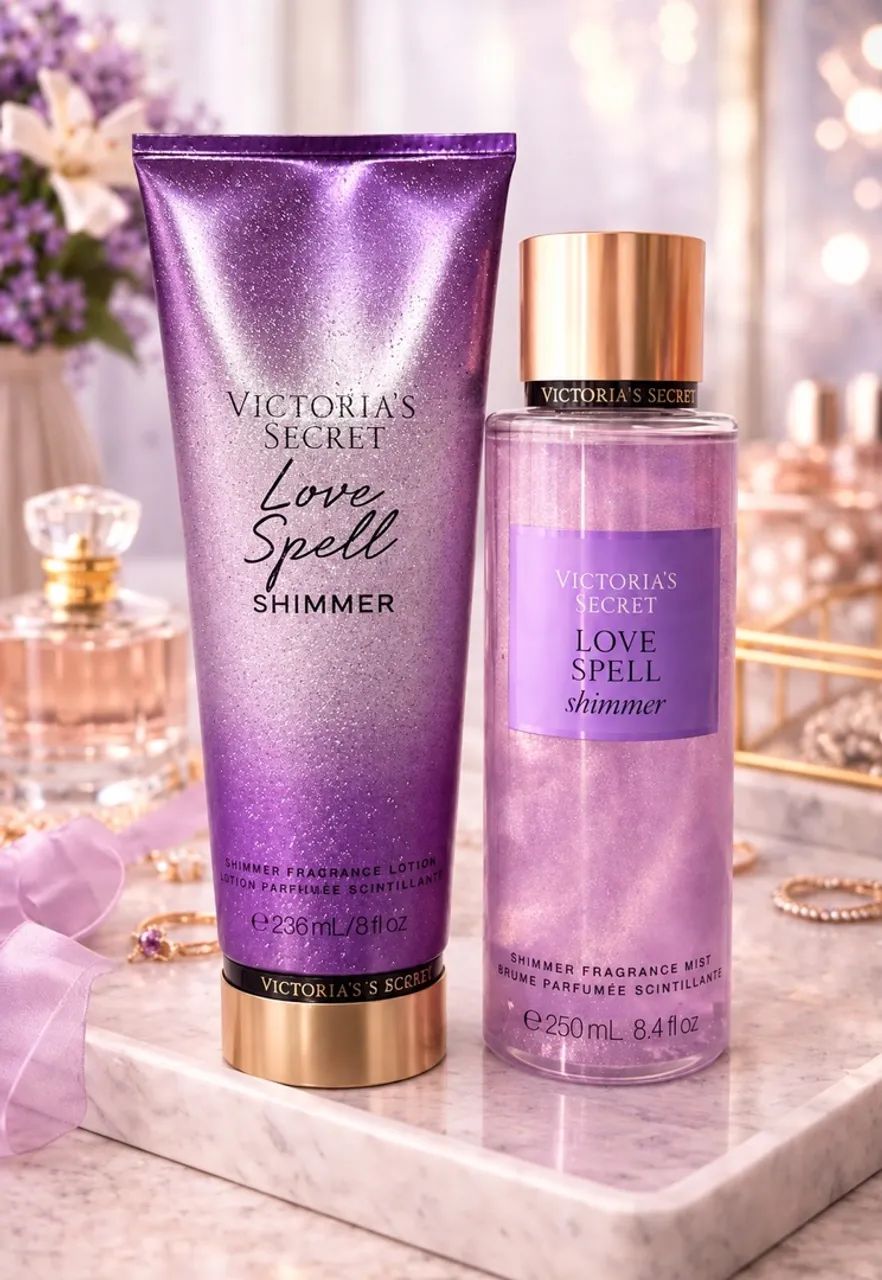 Kit Victoria secrets creme e body splash 