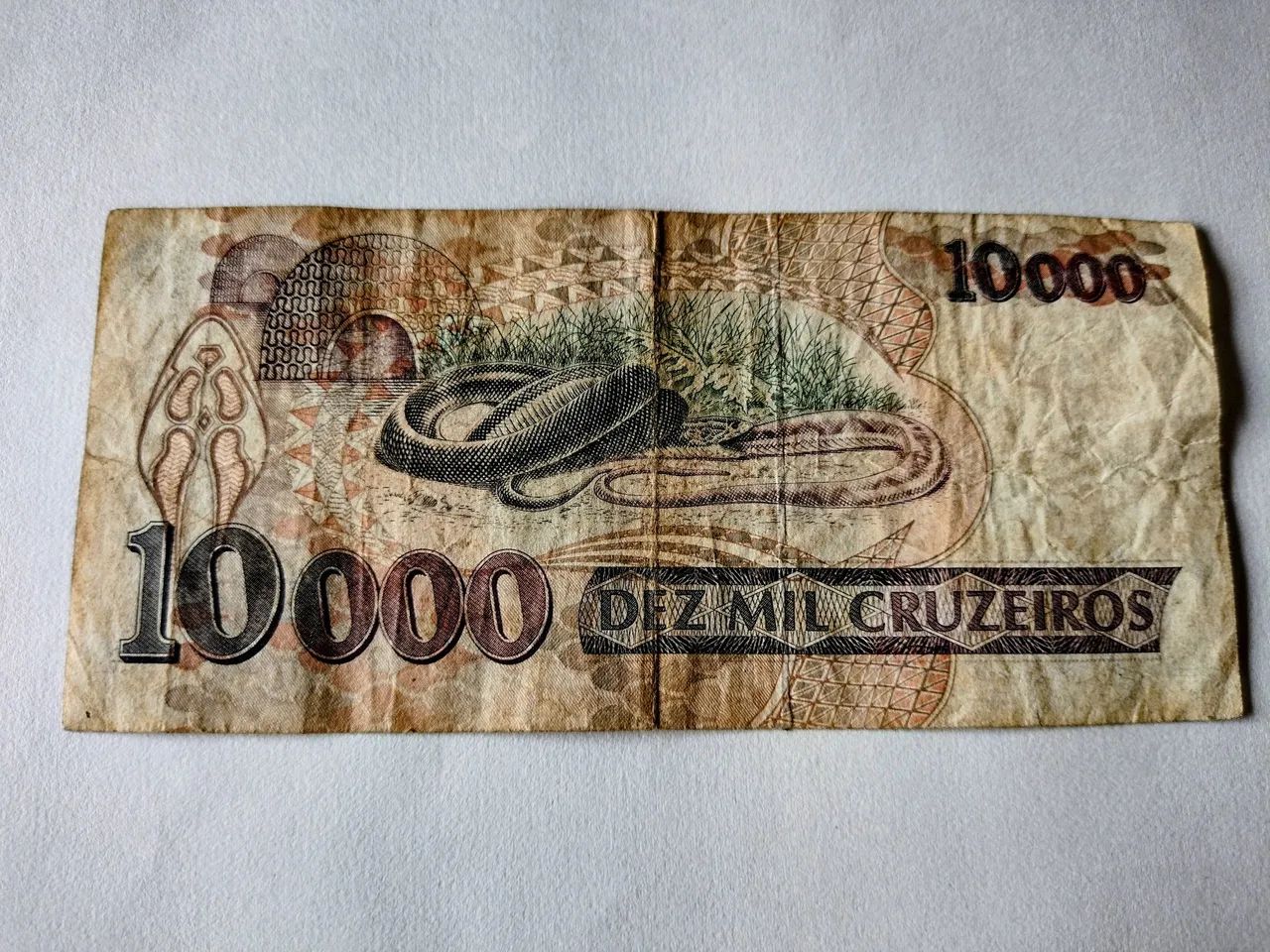 Cédula 10.000 cruzeiros  - Foto 2