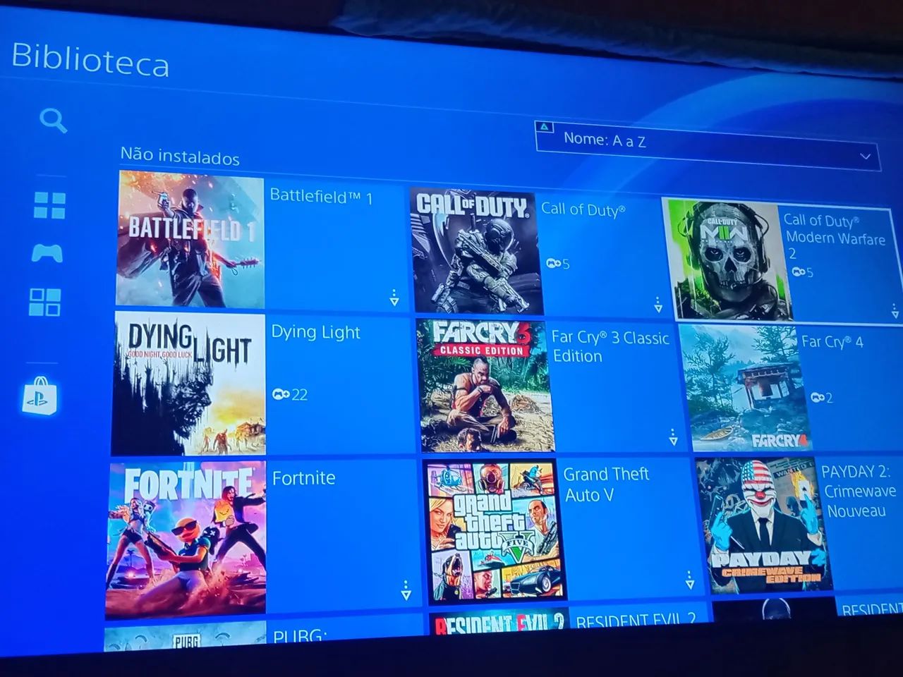 Ps4 slim com 35 jogos - Foto 4