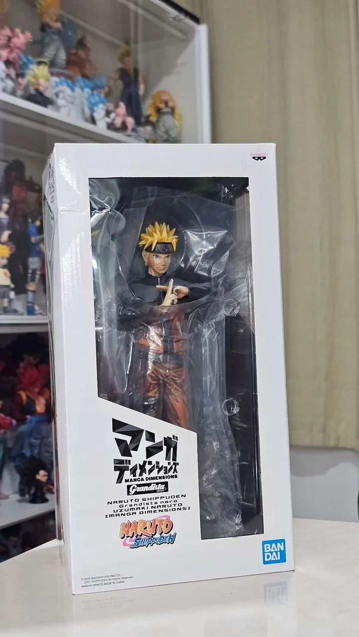 Naruto Shippuden Grandista Nero Manga Dimensions 28,5 Cm original