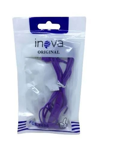 Fone de Ouvido Intra Auricular Com Fio e SEM Microfone INOVA - Foto 3