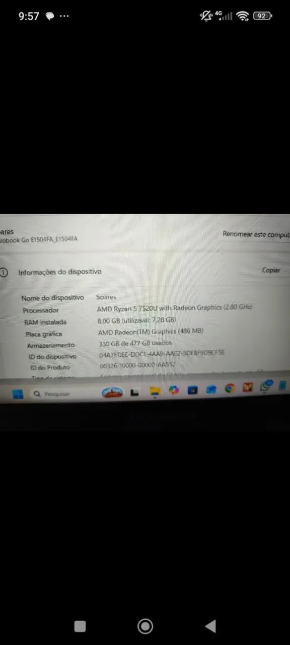 Notebook Asus vivobook - Foto 4
