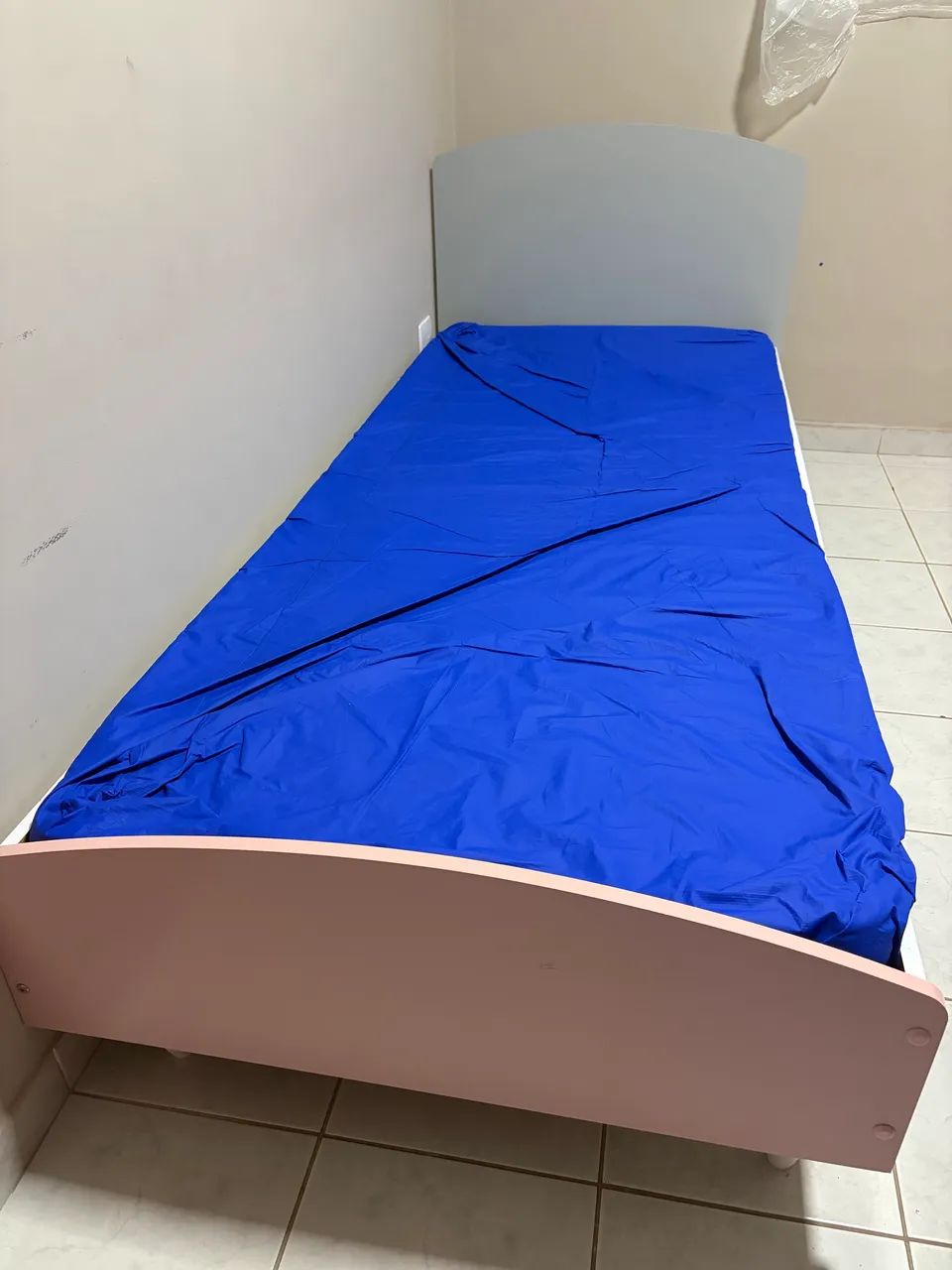Cama Solteiro Ternura 188x78 Branco/Rosa - Foto 3