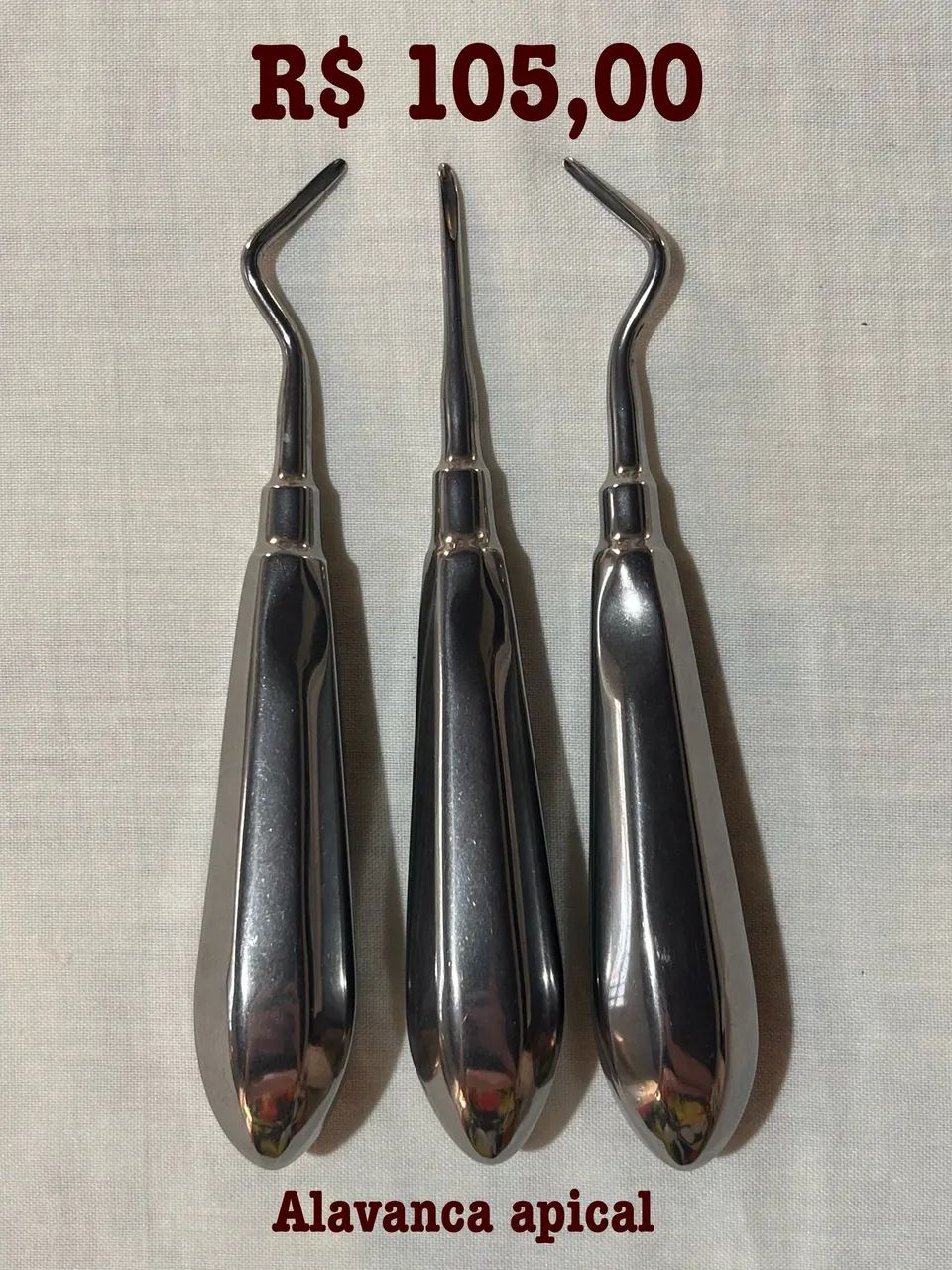 Instrumentais em aço inoxidável 