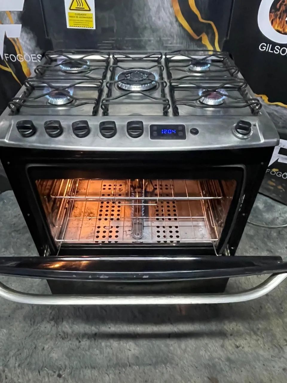 Fogão com timer grill promoção!!! - Foto 4