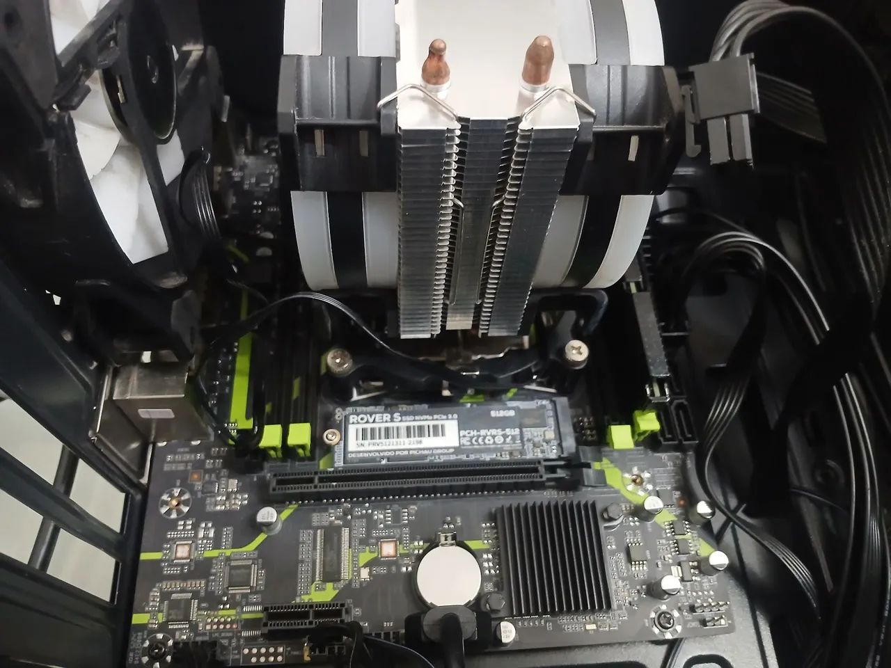X99 pr9-h placa funcionando 100% chama - Foto 3