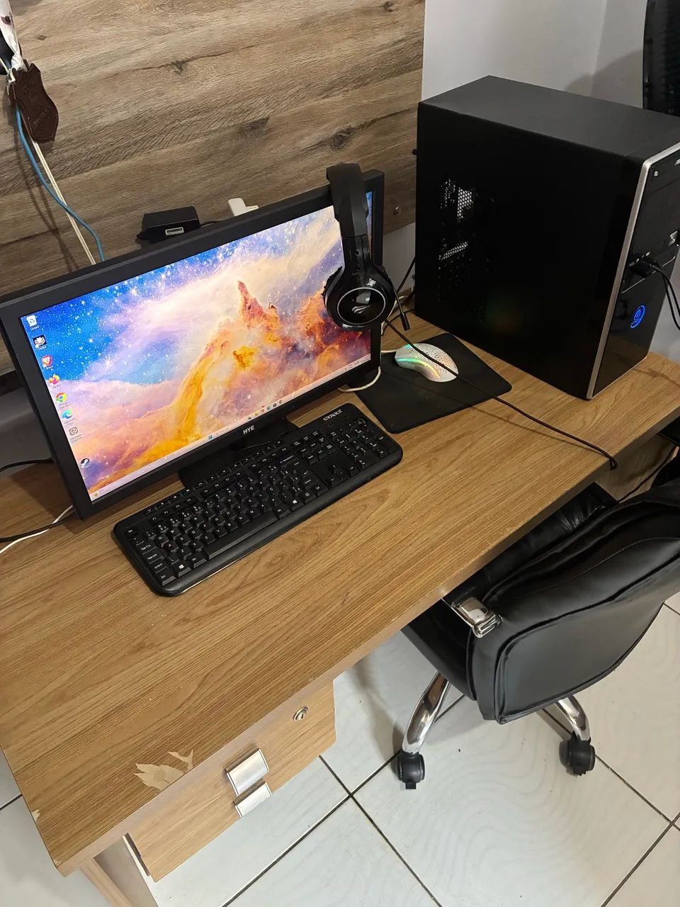 COMPUTADOR COMPLETO COM MESA E CADEIRA! - Foto 3